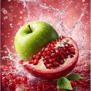 Ultimate Hyper-Realistic Fruit Splash Prompt (9:16) I Luxury Food Photography for AI Image Generation