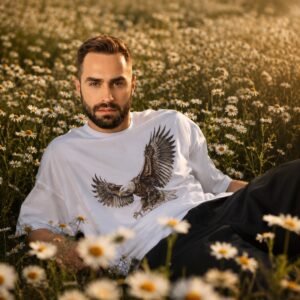 Golden Hour Daisy Field Fashion Campaign AI Prompt