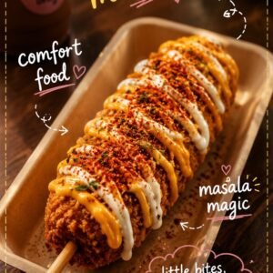 Korean Corn Dog Instagram Story AI Image Prompt