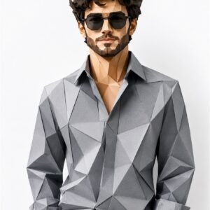 Low-Poly Papercraft Portrait AI Image Prompt