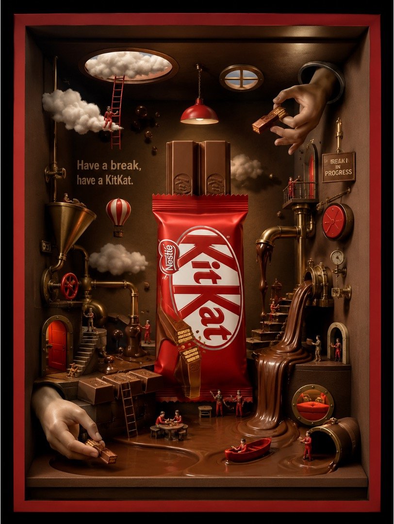 Luxury Surreal Diorama Product Ad Prompt Luxury Surreal Diorama Product Ad Prompt