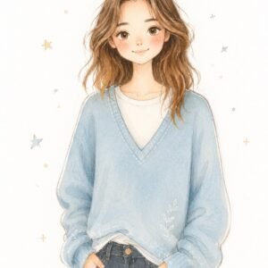 Minimalist Fairy-Tale Portrait AI Art Prompt
