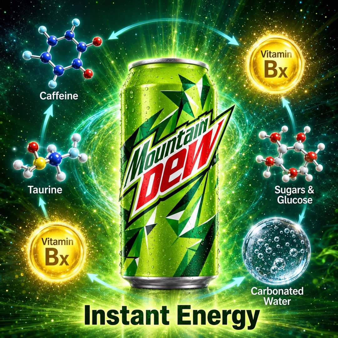 Mountain Dew Energy Drink AI Image Prompt Mountain Dew Energy Drink AI Image Prompt