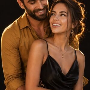 Romantic Couple Portrait AI Prompt
