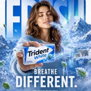 Surreal Fresh Breath Gum Ad Prompt