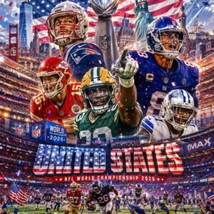 USA NFL 2026 Cinematic Sports Poster AI Prompt