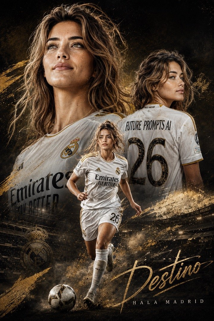 Ultra-Realistic Football Poster AI Prompt Ultra-Realistic Football Poster AI Prompt