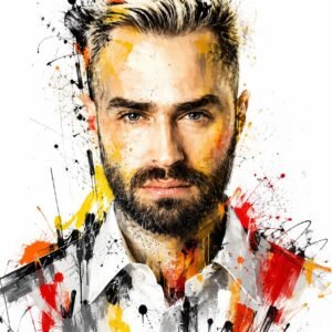 Urban Expressionist Portrait AI Prompt